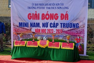 Giải bóng đá mini nam, nữ cấp trường năm học: 2023-2024